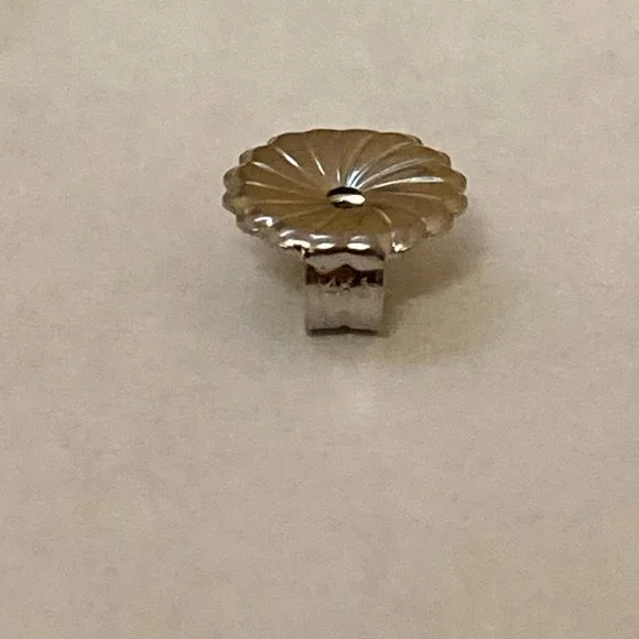 Cultured Pearl Earrings 12mm 14K White Gold - Picture 5 of 5